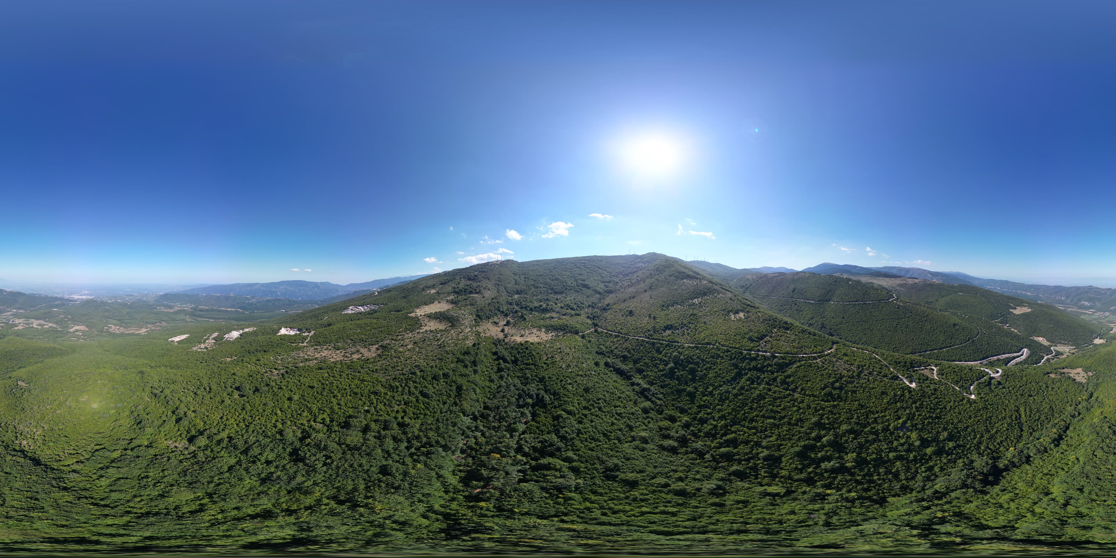 Mount Vermio Forest Panorama